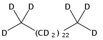 Structural formula of n-Tetracosane-D50