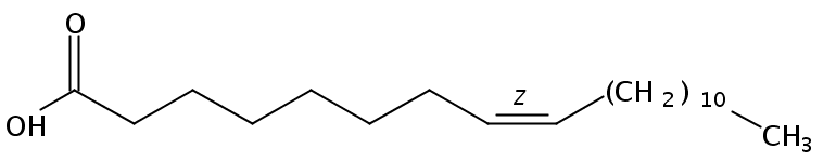 Structural formula of 8(Z)-​Eicosenoic acid