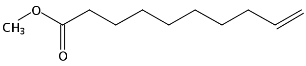 Structural formula of Methyl 9-Decenoate