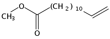 Structural formula of Methyl 12-Tridecenoate