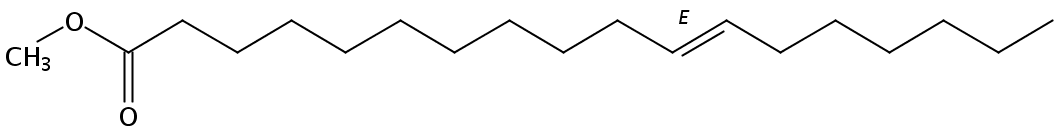 Structural formula of Methyl 11(E)-Octadecenoate