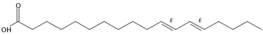 Structural formula of Methyl 11(E),13(E)-Octadecadienoate