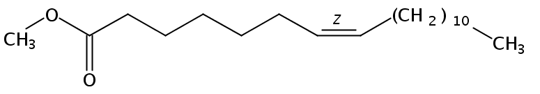 Structural formula of Methyl 7(Z)-nonadecenoate