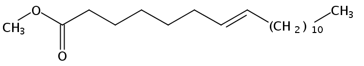 Structural formula of Methyl 7(E)-nonadecenoate