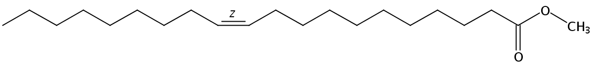 Structural formula of Methyl 11(Z)-Eicosenoate