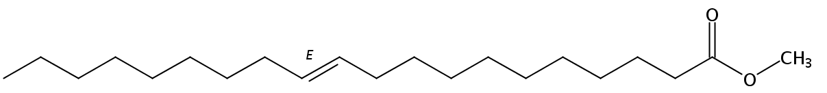 Structural formula of Methyl 11(E)-Eicosenoate
