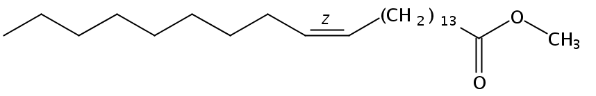 Structural formula of Methyl 15(Z)-Tetracosenoate