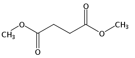 Structural formula of Dimethyl Butanedioate