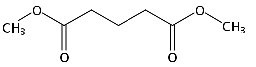 Structural formula of Dimethyl Pentanedioate
