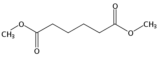 Structural formula of Dimethyl Hexanedioate