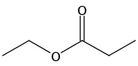 Structural formula of Ethyl trianoate