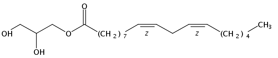 Structural formula of 1-Monolinolein