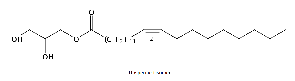 Structural formula of Monoerucin