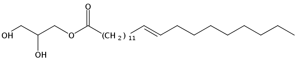 Structural formula of 13(E)-Monodocosenoin