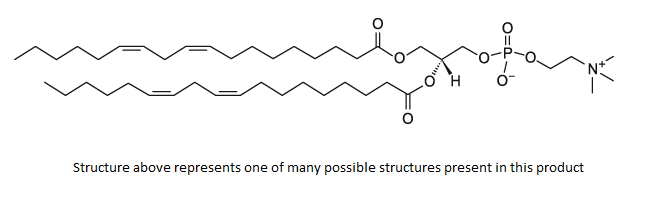 Structural formula of Phosphatidylcholine, PC (soybean)