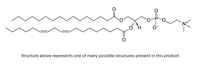 Structural formula of Phosphatidylcholine, PC (heart, bovine)
