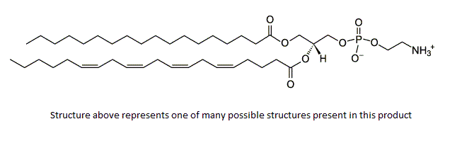 Structural formula of Phosphatidylethanolamine, PE (heart, bovine)