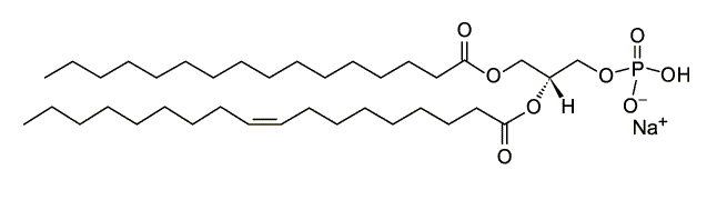 Structural formula of Phosphatidic acid, PA (egg)  Na salt