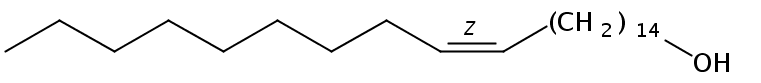 Structural formula of 15(Z)-Tetracosenol