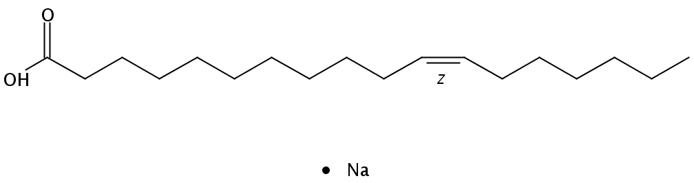 Structural formula of Sodium 11(Z)-Vaccenate