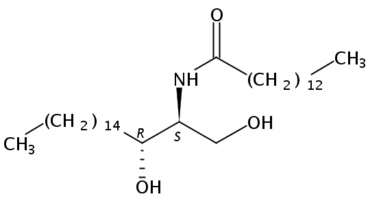 Structural formula of C14-dihydro-Ceramide