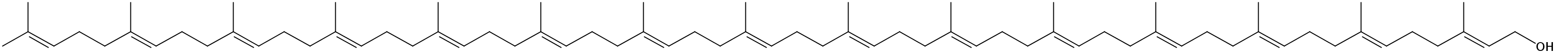 Structural formula of Pentadecaprenol