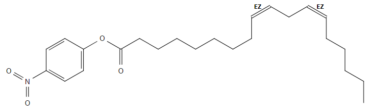 Structural formula of Para-nitrophenyllinoleate