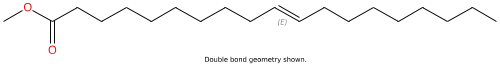 Structural formula of Methyl 10(E)-nonadecenoate